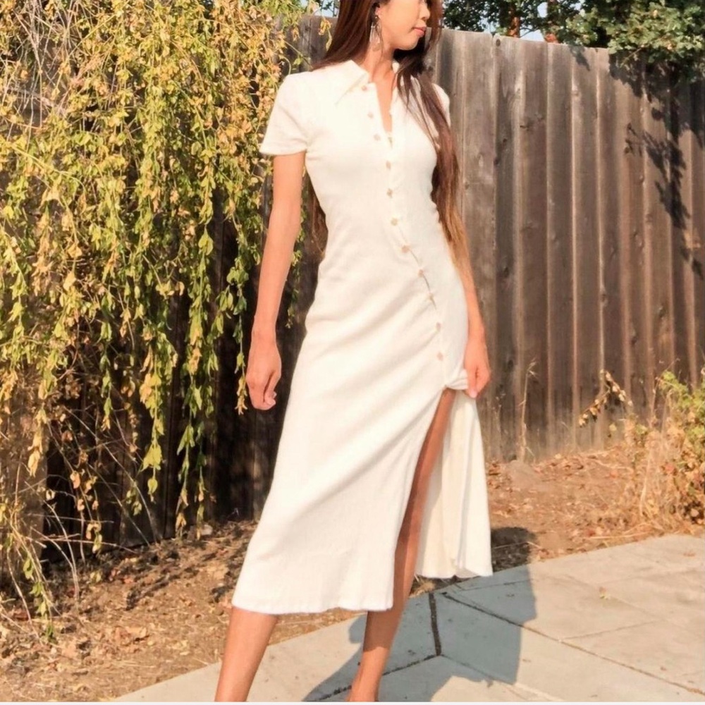Revolve song of style Polly midi dress size xsmall